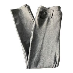 Chico's Women's Ponte 5-Pocket Slim Pants Size 0R (U.S. Size 4R) Grey